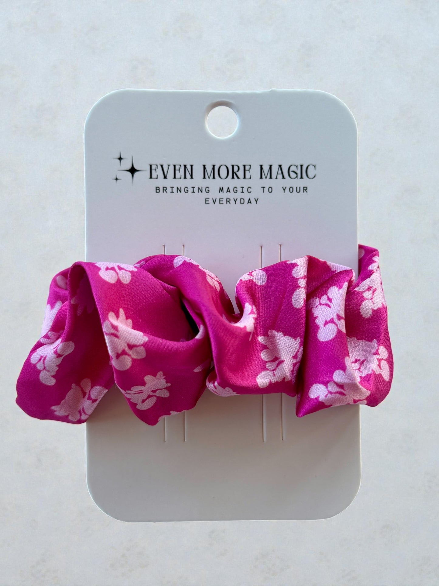 Magical Miles - Pink Scrunchie