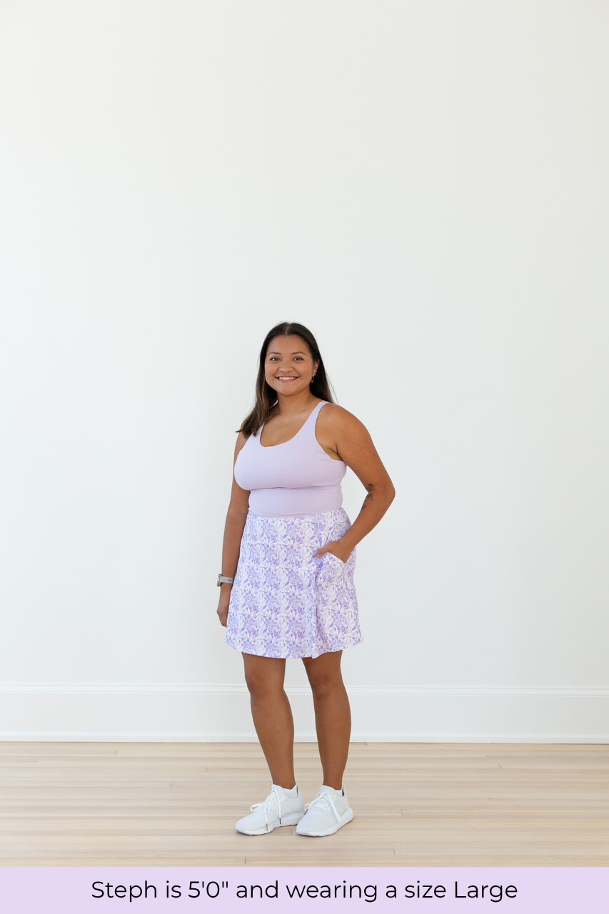 * One & Done Dress - Lilac Geo