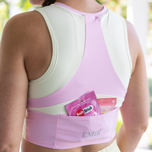 *Just Run Crop Tank - Pink Lemonade