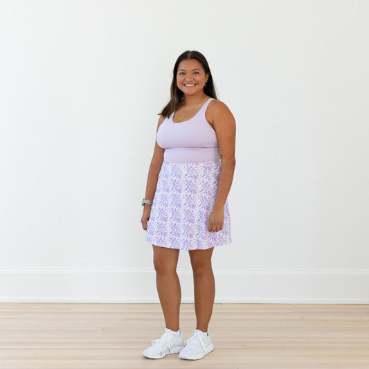 * One & Done Dress - Lilac Geo