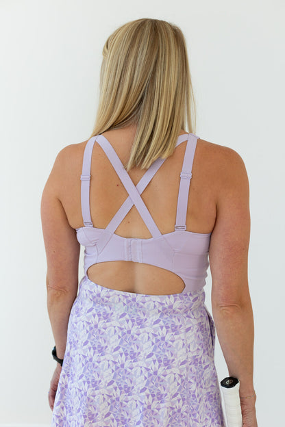 * One & Done Dress - Lilac Geo